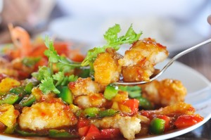 FISH IN SWEET AND SOUR SAUCE